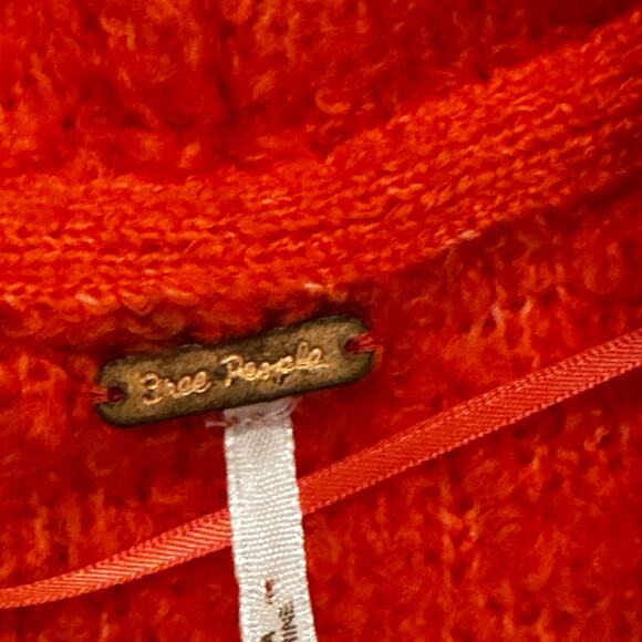 Free People hooded cardigan sweater multi color women size medium - Picture 9 of 9